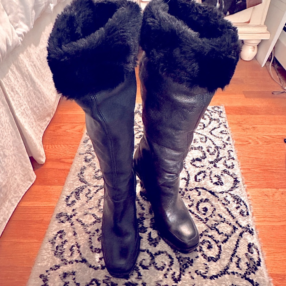 Michael Kors leather boots